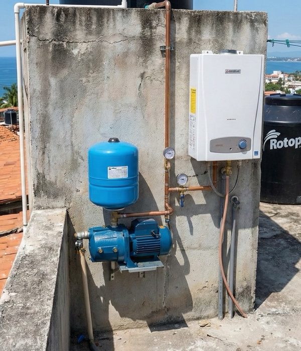 Presion del agua en puerto vallarta de tamano grande 600x698